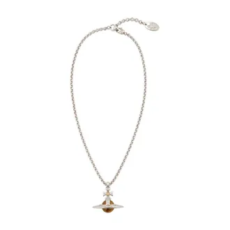 Vivienne Westwood Nuova Collana Tiny Orb - - Accessories - Donna - Grigio - ONE SIZE