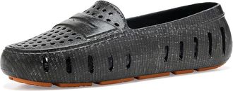 Floafers Posh Print Womens Shoes Black Raffia : 10 B - Medium, Synthetic