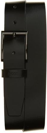 BOSS Umi Leather Belt in Black at Nordstrom Rack, Size 30