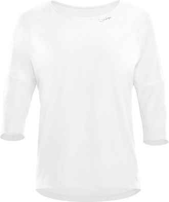 Winshape Longsleeve WINSHAPE DT111LS, Damen, Gr. XXL, weiss (ivory), 85% Polyester, 15% Elasthan, U-Boot-Ausschnitt, Shirts Longsleeve, Functional Light and So