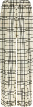 Jil Sander Beige Fluid viscose pants