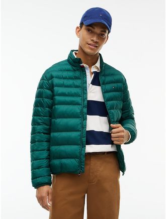 Tommy Hilfiger Mens Lightweight Packable Jacket - Ornamental green - XXXL