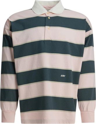 Autry Striped Rugby Polo - Heren - Polos - Veelkleurig - XL - Katoen - Tops