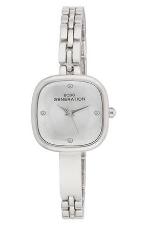 BCBGeneration Monroe Bracelet Watch in Silver at Nordstrom Rack