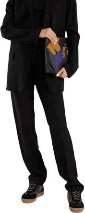 Joseph Black Tad Crinkled Trousers Size S