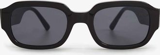 Messy Weekend DOWNEY Black Grey Womens Sunglasses Black Size 52