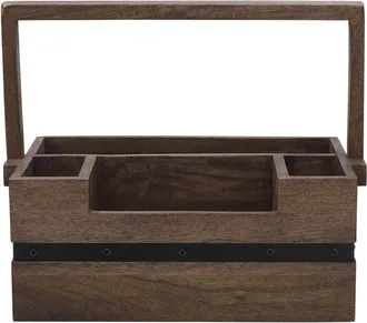 Mikasa Mango Wood Utensil Caddy