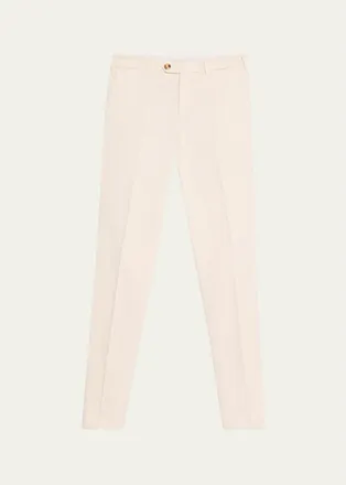 Brunello Cucinelli Mens American Pima Italian-Fit Chino Trousers