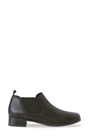 Munro Womens Bedford Leather Bootie In Black