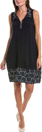 Joseph Ribkoff Mock Neck A-Line Dress