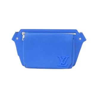Louis Vuitton Tweedehands leren Louis Vuitton tassen - Heren - Pre-owned - Blauw - Maat: ONE Size Leer