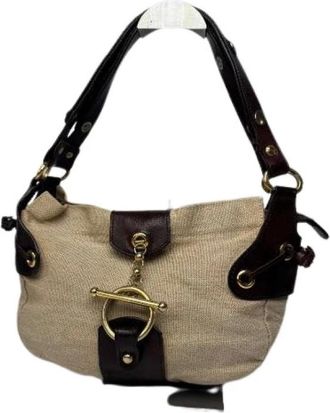 Marni Pre-owned Shoulder Bags, female, Beige, Size: ONE SIZE Pre-owned Shoulder Bag