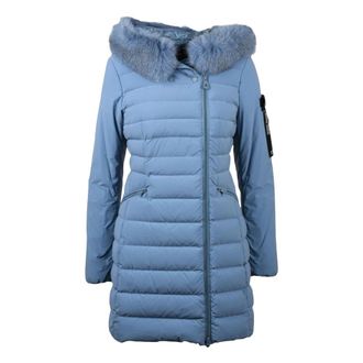 Peuterey Seriola Down Coat - Coats - Mujer - Azul - 2XS