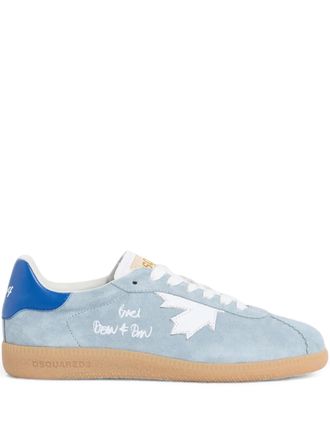 Dsquared2 Rebels sneakers met esdoornblad - Blauw