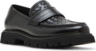 Steve Madden Strandd Lug Sole Loafer in Black at Nordstrom, Size 10.5