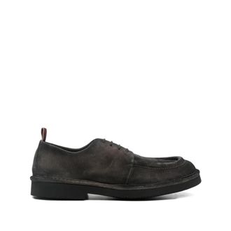 Rolando Sturlini Fox Su&egrave;de Veterschoenen - Heren - Veterschoenen - Grijs - 42 1/2 EU - Su&egrave;de - Schoenen