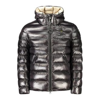 Blauer Nero Polyamide Mens Mens Jacket