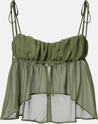 Bananhot Adelina asymmetric ruched top