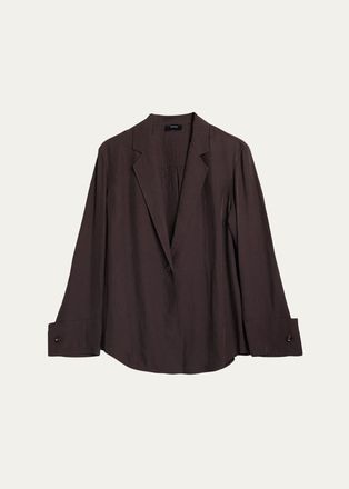Theory Airy Single-Breasted Blazer