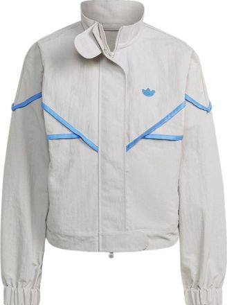adidas (WMNS) adidas Blue Version Track Top Asia Sizing White Blue HK7246