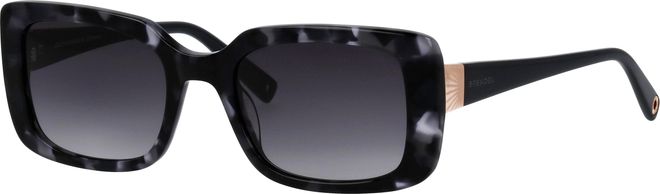 Sonnenbrille BRENDEL EYEWEAR Modell 906210, Damen, blaues havanna, gemustert, leicht gl&auml;nzend, Sonnenbrillen Sonnenbrille, Form Karree/Eckig, Logoschr