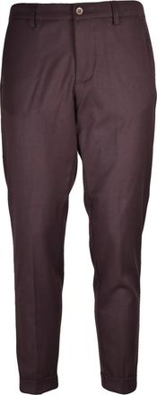 Hyps Brown Technical Blend Elasticated Tailored Pants