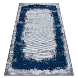 RugsX Rugsx - Alfombra Core A004 Marco, Sombreado - Estructural, Dos Niveles De Vell&oacute;n, Azul / Gris Blue 240x330 Cm