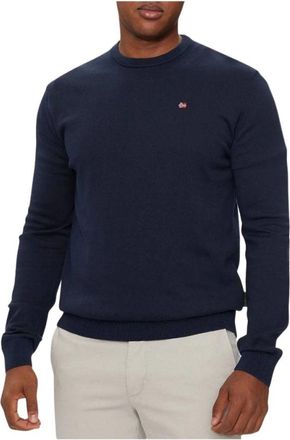 Napapijri Truien & Vesten, Heren, Blauw, L, Katoen, Katoenen trui met Noorse vlag