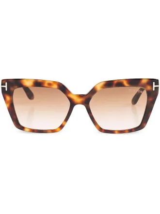 Tom Ford Eyewear Winona sunglasses - unisex - Acetate - One Size - Brown