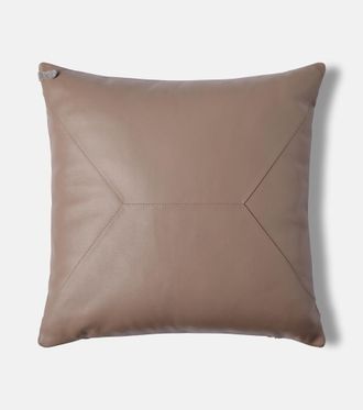 Brunello Cucinelli Monili leather cushion