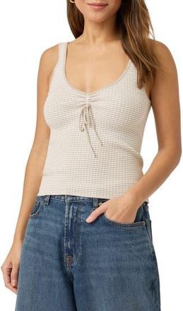 Splendid Saige Stripe Sweater Tank in Fawn Stripe at Nordstrom Rack, Size Large