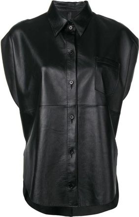 Maison Margiela Dames, Blouses & Shirts, Zwart, Maat: XS