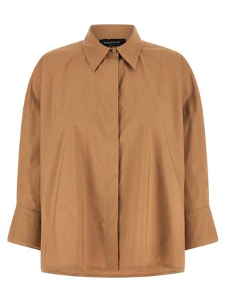 Fabiana Filippi Brown Cotton Womens Blouse