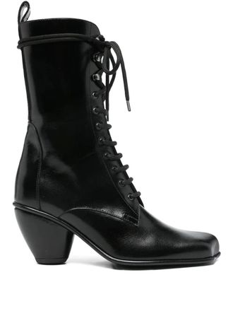 Vivienne Westwood 65mm lace-up leather boots - Black