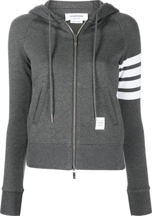 Thom Browne Hoodie met rits - Grijs