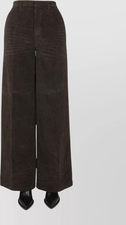 Dsquared2 wide leg corduroy high waist trousers