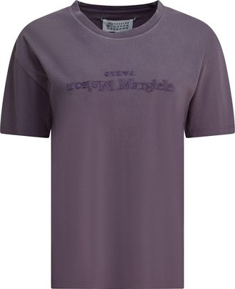 Maison Margiela T-Shirt With Reverse Logo T-Shirts Purple