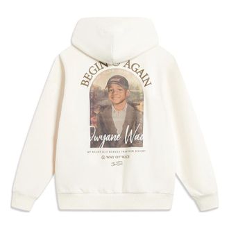Li-Ning Wade Graphic Hoodie Beige AWDT943-2