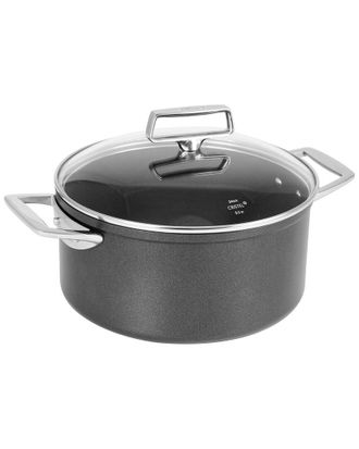 Cristel Castel Pro Ultralu 5.5 Qt Non-Stick Stewpot With Lid