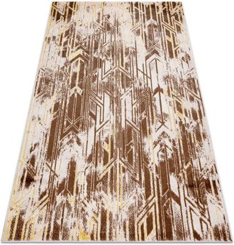 RugsX Rugsx - Alfombra Mefe Moderna B402 Vintage - Structural Dos Niveles De Vell&oacute;n Beige Obscuro Beige 160x220 Cm