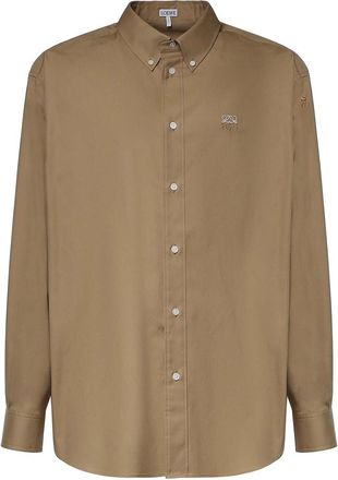 Loewe Cotton Shirt With Logo