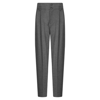 Alberta Ferretti Tapered Broek - Dames - Broeken - Grijs - Maat: S Wol