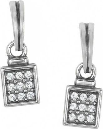 Brighton Womens Meridian Zenith Mini Post Drop Earrings In Silver