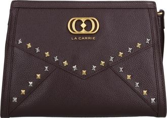La Carrie Frivolous Medium Bag - Dames - Clutches - Bruin - ONE Size - Leer - Tassen