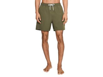 Polo Ralph Lauren Seersucker Traveler Trunk Mens Swimwear Sets Canopy Olive : 2XL, Elastane/Mesh/Polyester