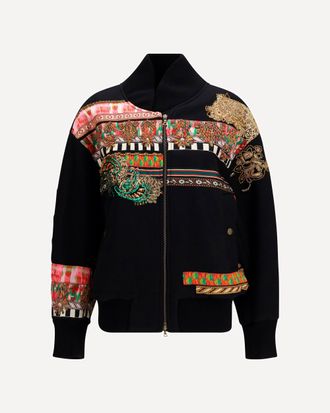 Dries Van Noten Giacca con ricami e perline applicate Woman S