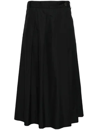 Isabel Benenato cropped cotton trousers - Black