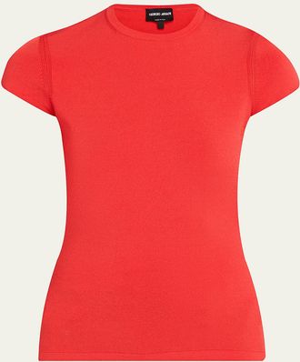 Giorgio Armani Single Jersey Crewneck T-Shirt