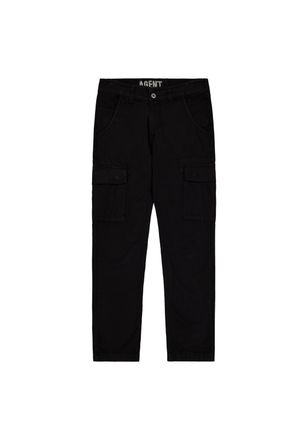 Alpha Industries Cargohose ALPHA INDUSTRIES Agent Pant, Herren, Gr. 28, Normalgr&ouml;ssen, schwarz, Obermaterial: 100% Baumwolle; Futter: 100% Baumwolle, Hosen Cargohose
