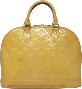 Louis Vuitton Pre-owned Handbags, female, Yellow, Size: ONE SIZE Pre-owned Vintage Hand Bag
